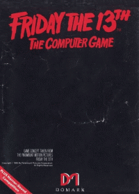 Friday The 13th: The Computer Game Commodore 64 US box art